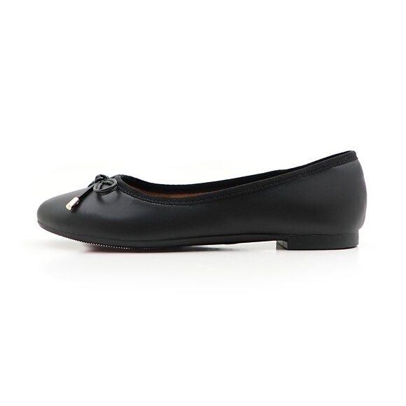 Women's Cushioned Insole Classic Bow Tie Ballerina Flat - Picture 7 of 10